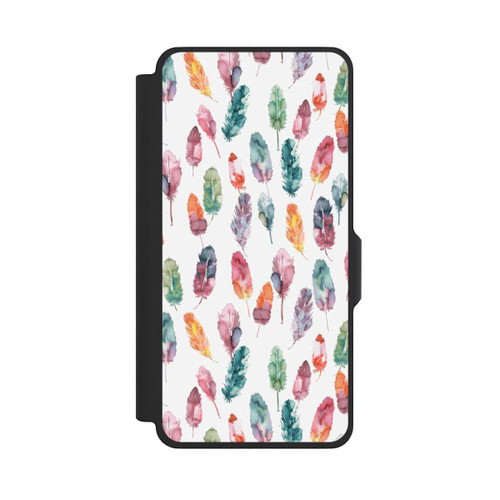 Samsung Galaxy S26+ NIVOflip Boho Watercolor Feathers