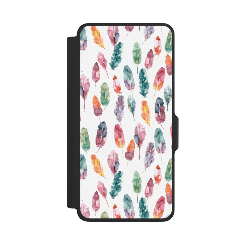 Galaxy S26+ NIVOflip Boho Watercolor Feathers