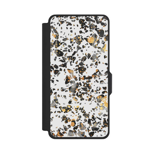 Samsung Galaxy S26+ NIVOflip Gold Speckled Terrazzo