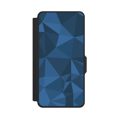 Samsung Galaxy S26+ NIVOflip Polygon Pattern Blue
