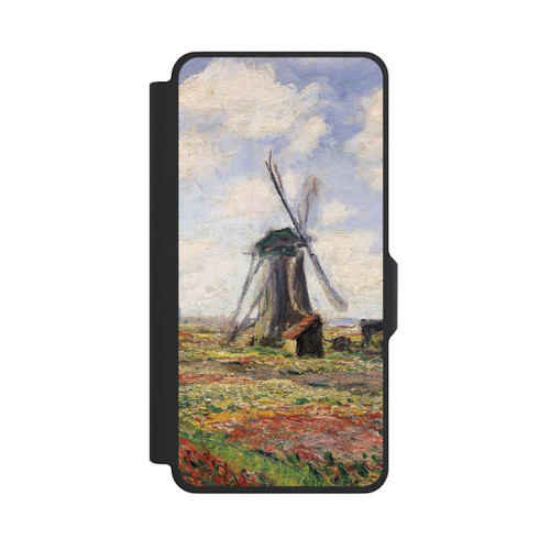 Samsung Galaxy S26+ NIVOflip Tulip Fields with the Rijnsburg Windmil by Claude Monet