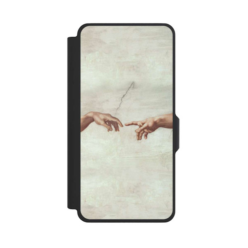 Samsung Galaxy S26+ NIVOflip Hands of God and Adam by Michelangelo Buonarroti