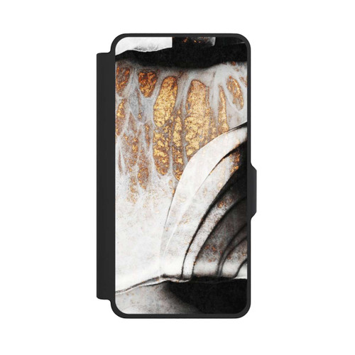 Samsung Galaxy S26+ NIVOflip Schwarze und goldene Adern
