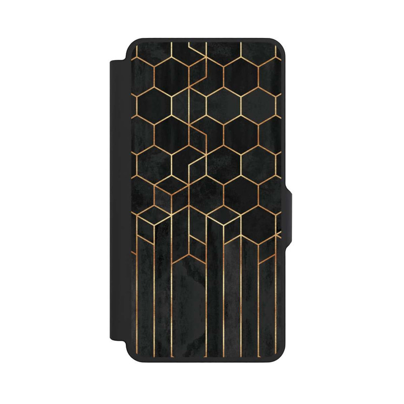 Galaxy S26+ NIVOflip Schwarze Sechsecke