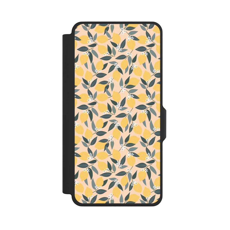 Galaxy S26+ NIVOflip Rosa Zitronen-Muster