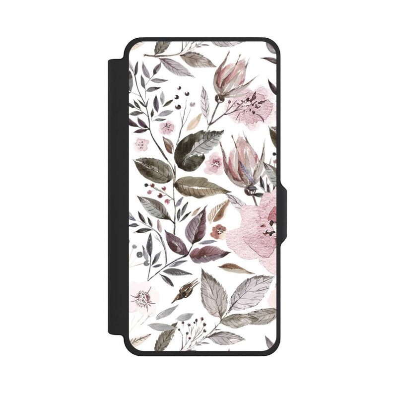 Galaxy S26+ NIVOflip Aquarell braune Rosenblüten