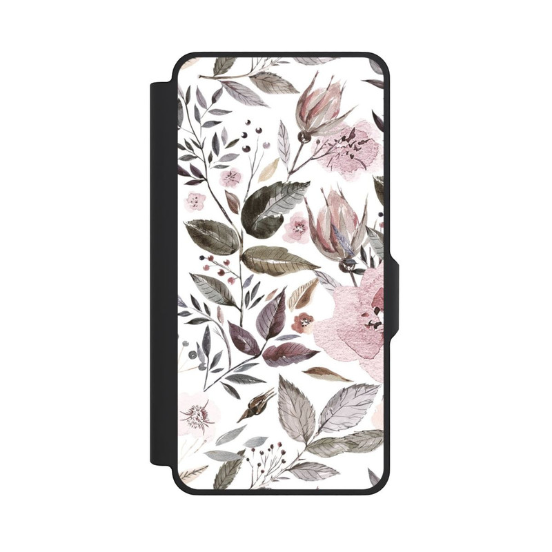 Galaxy S26+ NIVOflip Aquarell braune Rosenblüten