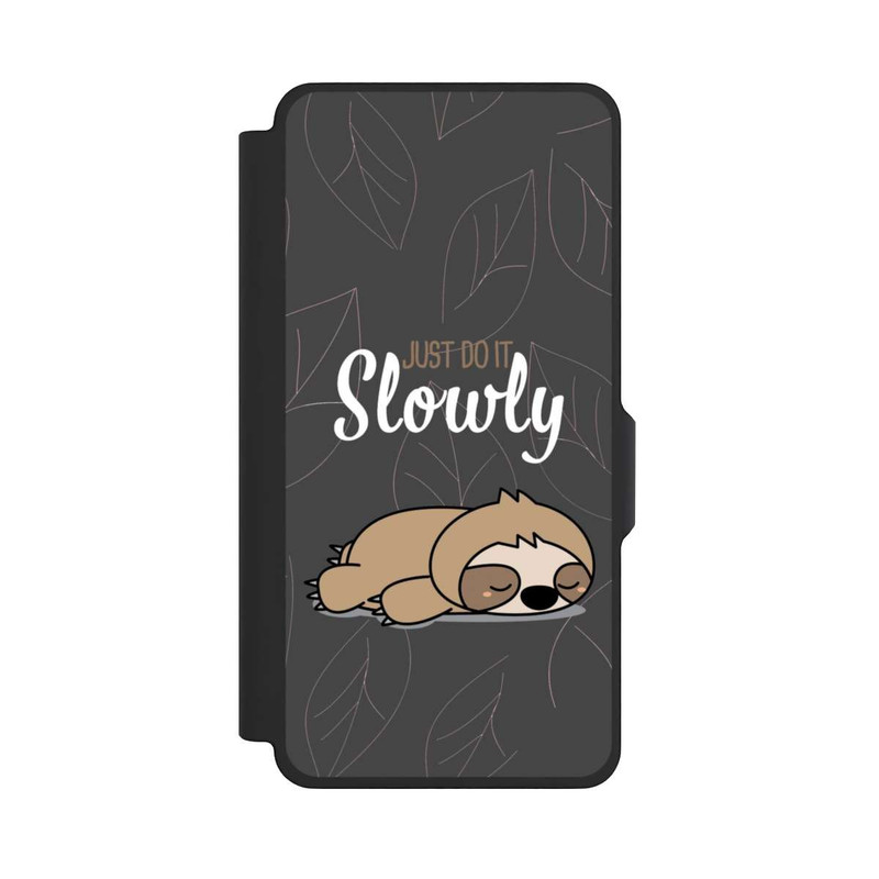Galaxy S26+ NIVOflip Just Do It Slowly Sloth Grey