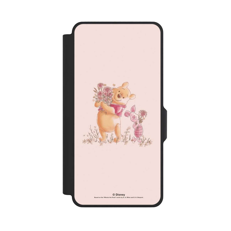Galaxy S26+ NIVOflip Winnie & Porcinet avec des Fleurs