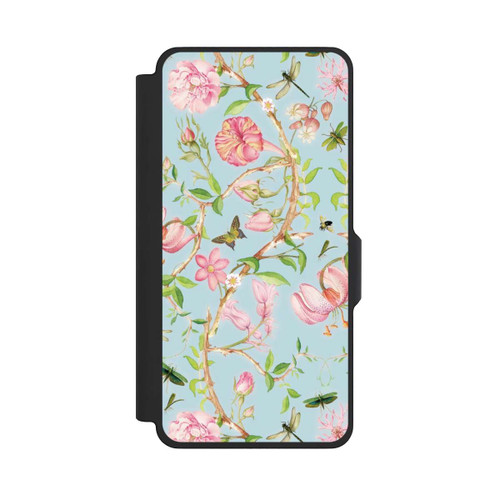 Samsung Galaxy S26+ NIVOflip Vintage Botanic Flowers Blue