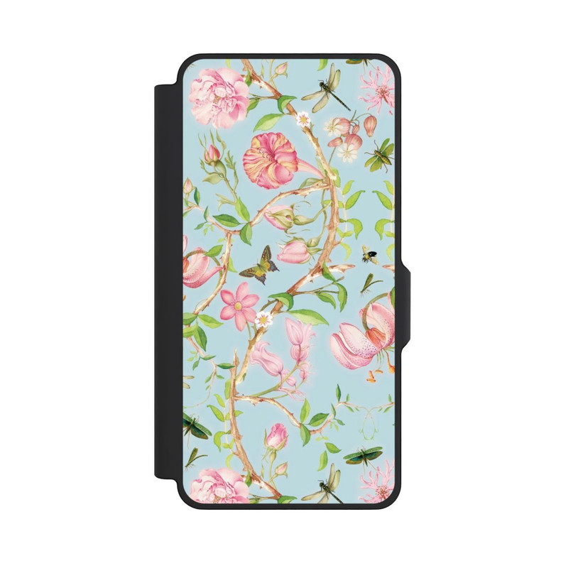 Galaxy S26+ NIVOflip Fleurs Botaniques Vintage Bleu