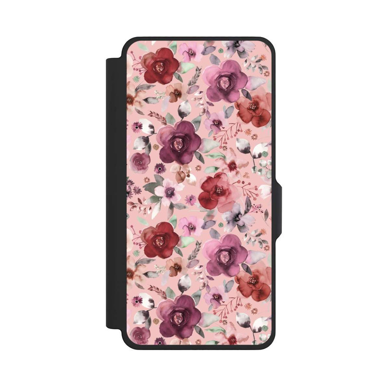 Galaxy S26+ NIVOflip Üppiger romantischer Blumenstrauß rosa