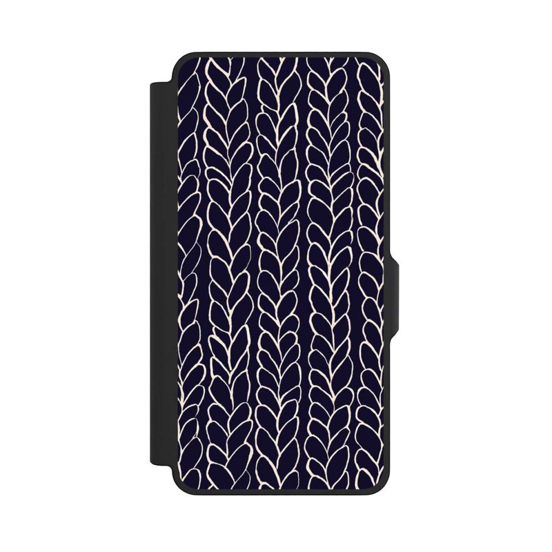 Galaxy S26+ NIVOflip Tresses En Laine Dessins Marine
