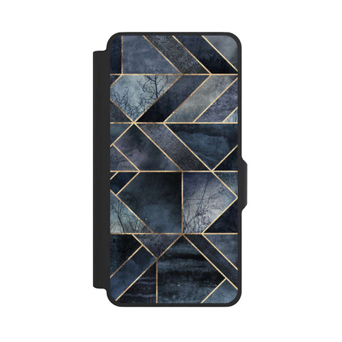 Samsung Galaxy S26+ NIVOflip Nature Abstraite Bleu Foncé