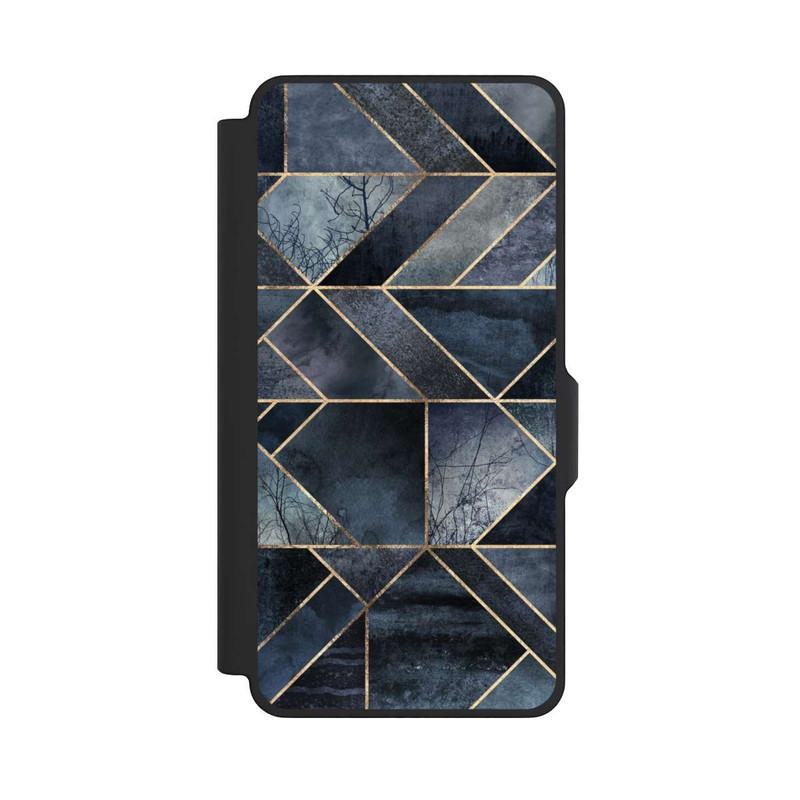 Galaxy S26+ NIVOflip Abstraktes Natur-Dunkelblau