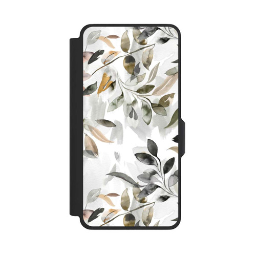 Samsung Galaxy S26+ NIVOflip Watercolor Neutral Leaves