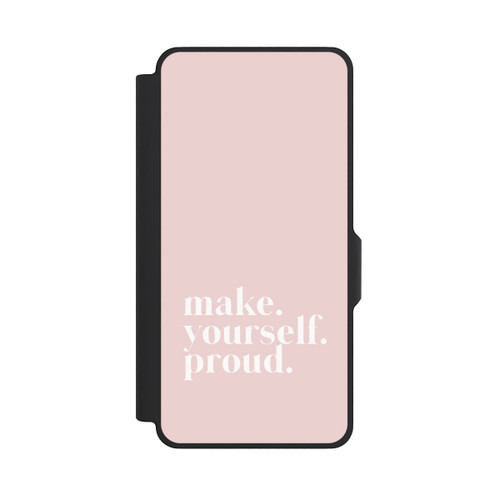 Samsung Galaxy S26+ NIVOflip Make Yourself Proud Quote - Old Pink