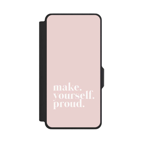 Samsung Galaxy S26+ NIVOflip Make Yourself Proud Zitat - Altrosa