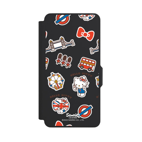 Samsung Galaxy S26+ NIVOflip Hello Kitty Londoner Abzeichen Transparent