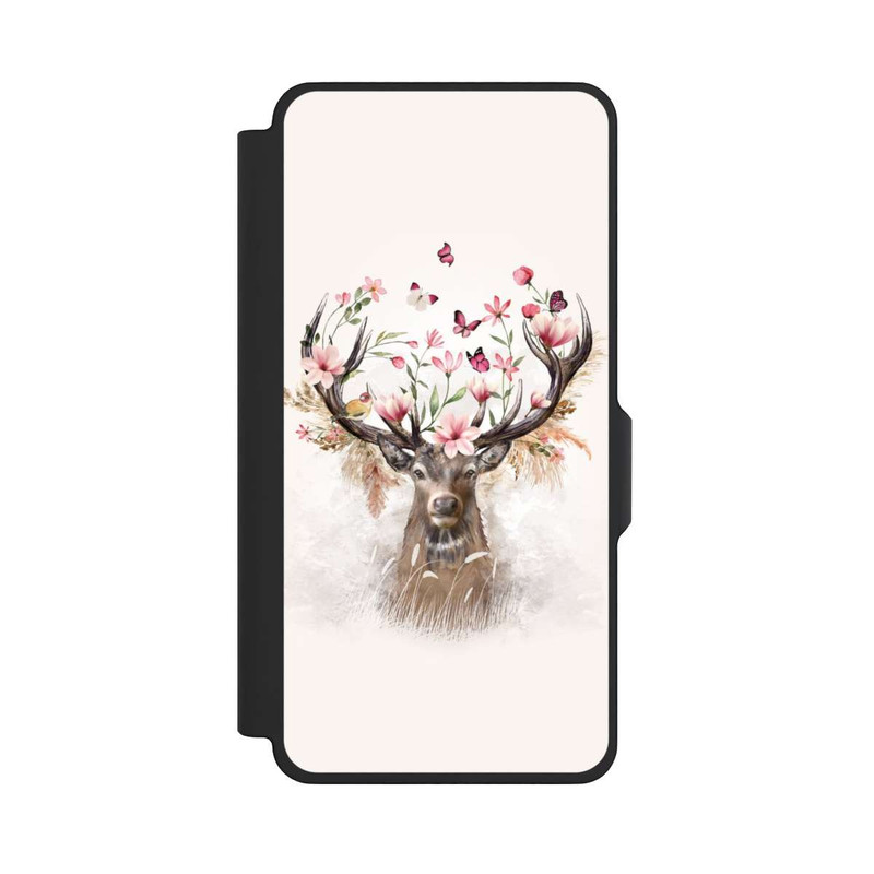 Galaxy S26+ NIVOflip Hirsch Blumen Geweih