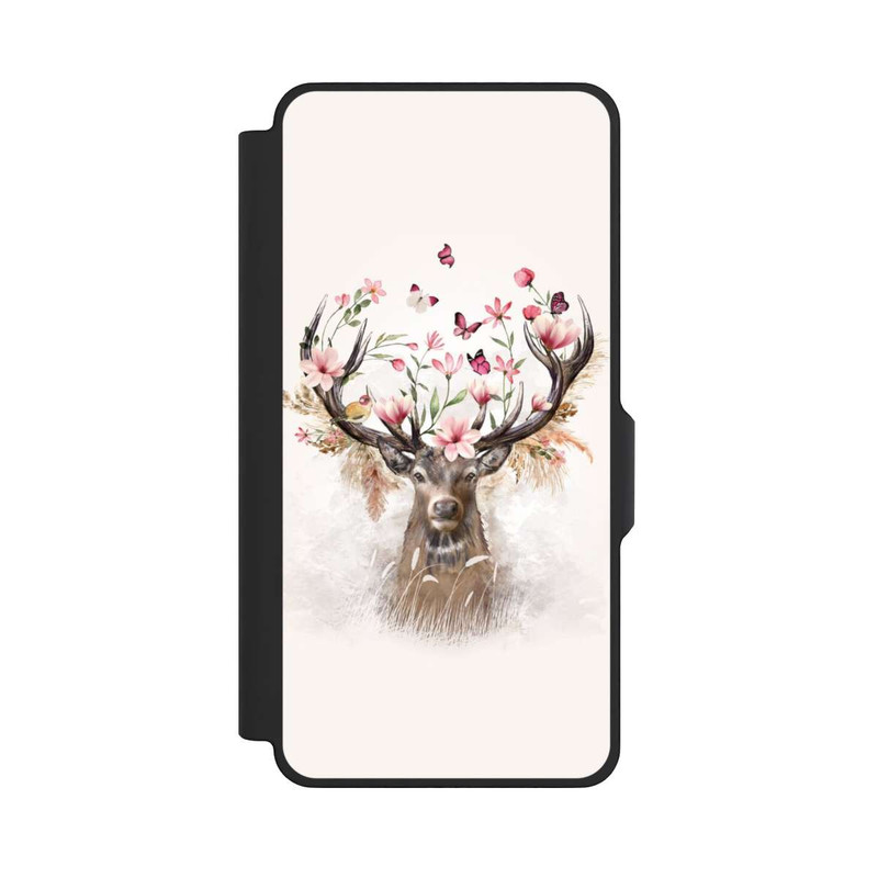 Galaxy S26+ NIVOflip Cerf & Fleurs