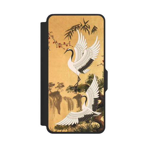 Samsung Galaxy S26+ NIVOflip Cranes Gold Japan 2