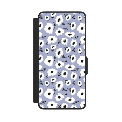 Samsung Galaxy S26+ NIVOflip Pattern Fleurs Lilas