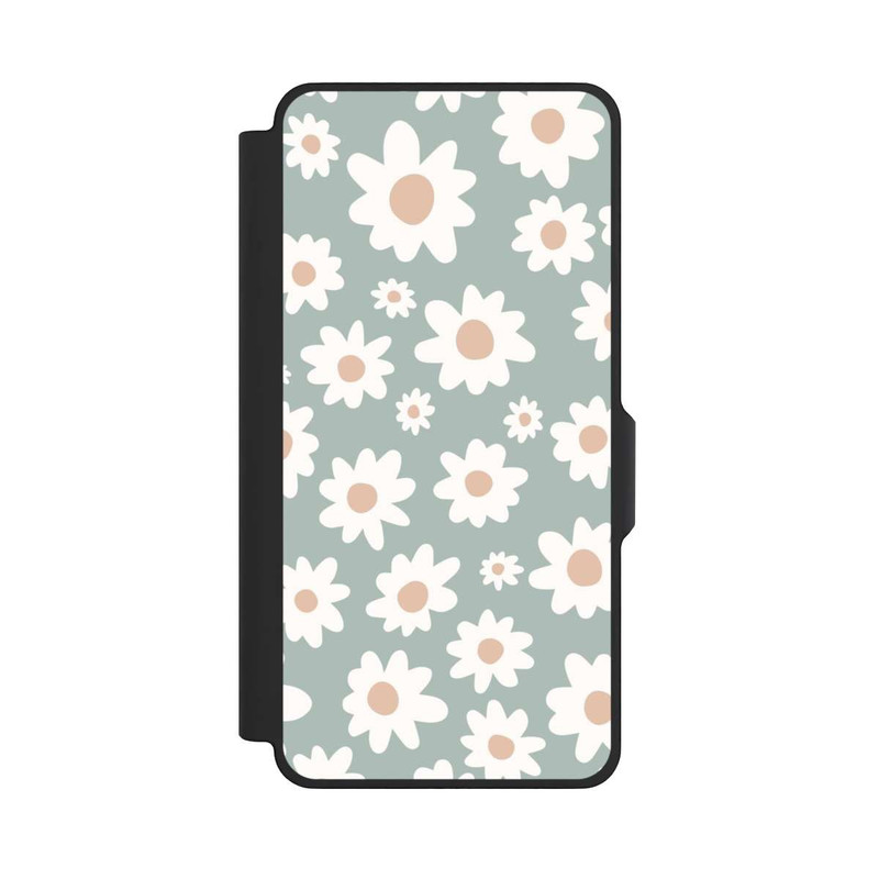 Galaxy S26+ NIVOflip Daisy Flower Seamless Pattern Green