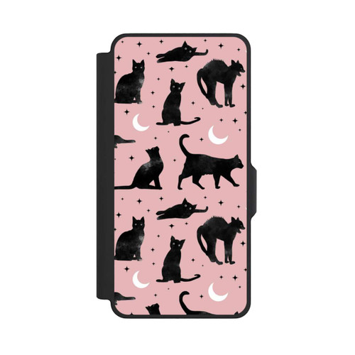 Samsung Galaxy S26+ NIVOflip Lune &amp; Chats Fond Rose