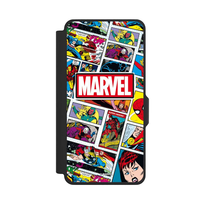 Galaxy S26+ NIVOflip Marvel Comic Pattern