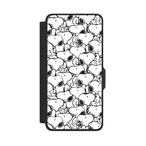 Samsung Galaxy S26+ NIVOflip Snoopy Muster Schwarz und Weiß