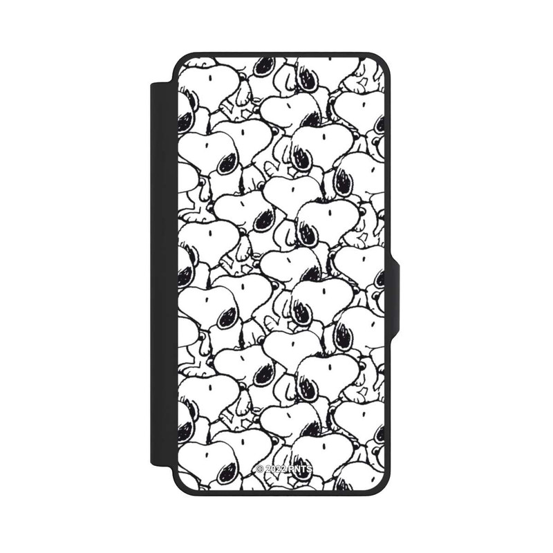 Galaxy S26+ NIVOflip Snoopy Pattern Noir & Blanc
