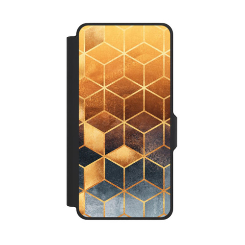 Samsung Galaxy S26+ NIVOflip Cubes Dorés
