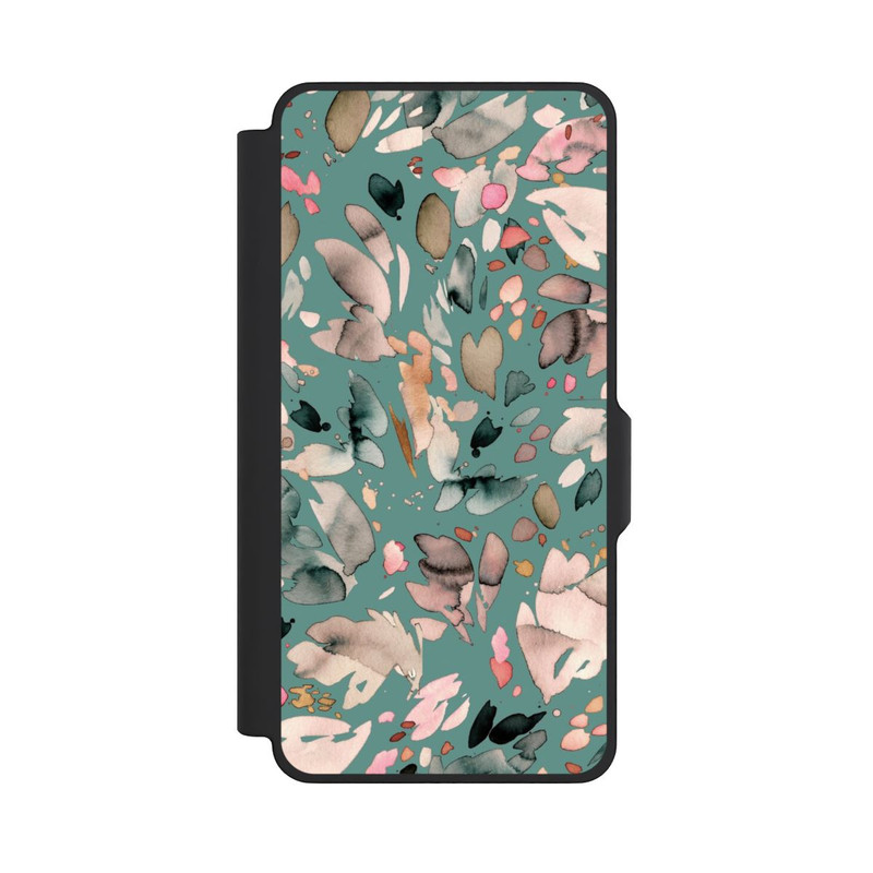Galaxy S26+ NIVOflip Abstract Flowers Petals Green