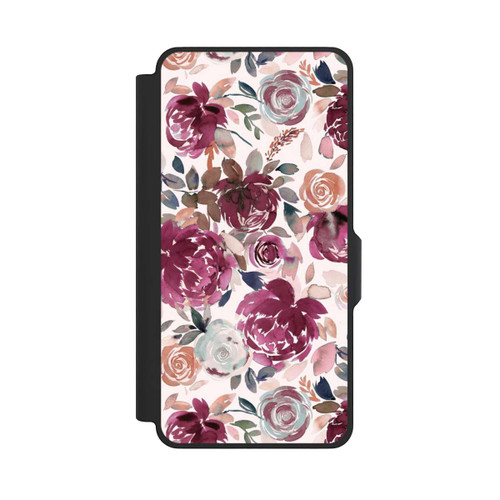 Samsung Galaxy S26+ NIVOflip Pivoines et roses d'automne Rose