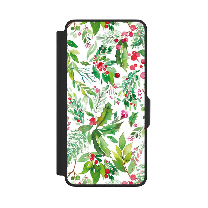 Galaxy S26+ NIVOflip Christmas Holly Holiday Nature