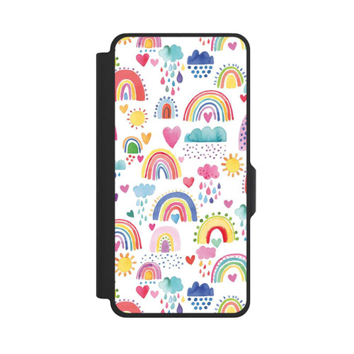 Samsung Galaxy S26+ NIVOflip Lovely Rainbows Multi Red