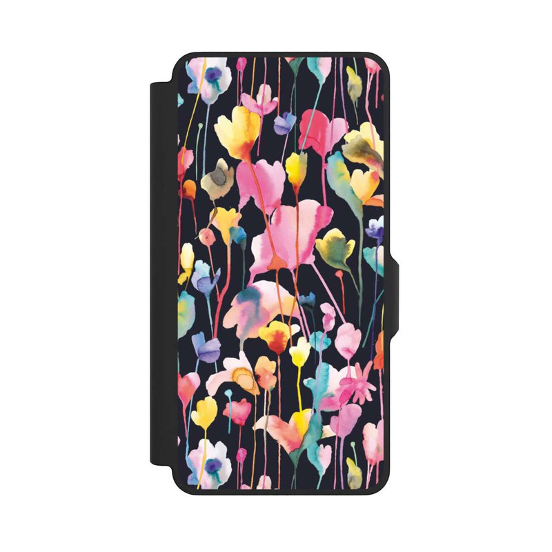 Galaxy S26+ NIVOflip Fleurs sauvages Noir