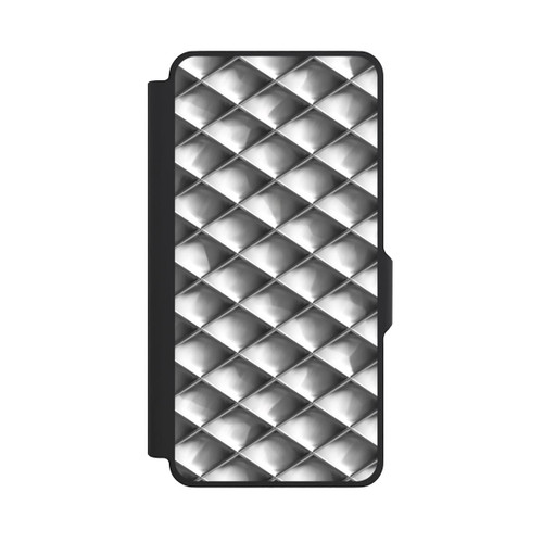 Samsung Galaxy S26+ NIVOflip Glamour Silver Squares