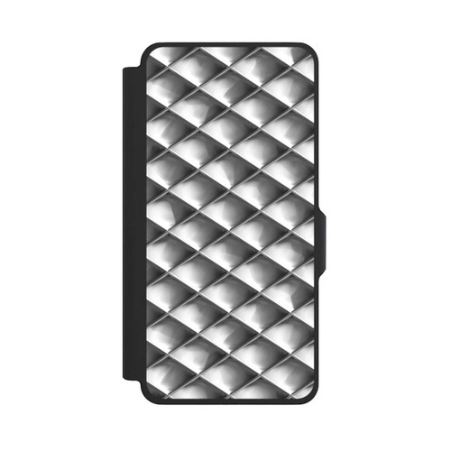 Samsung Galaxy S26+ NIVOflip Glamour Silver Squares