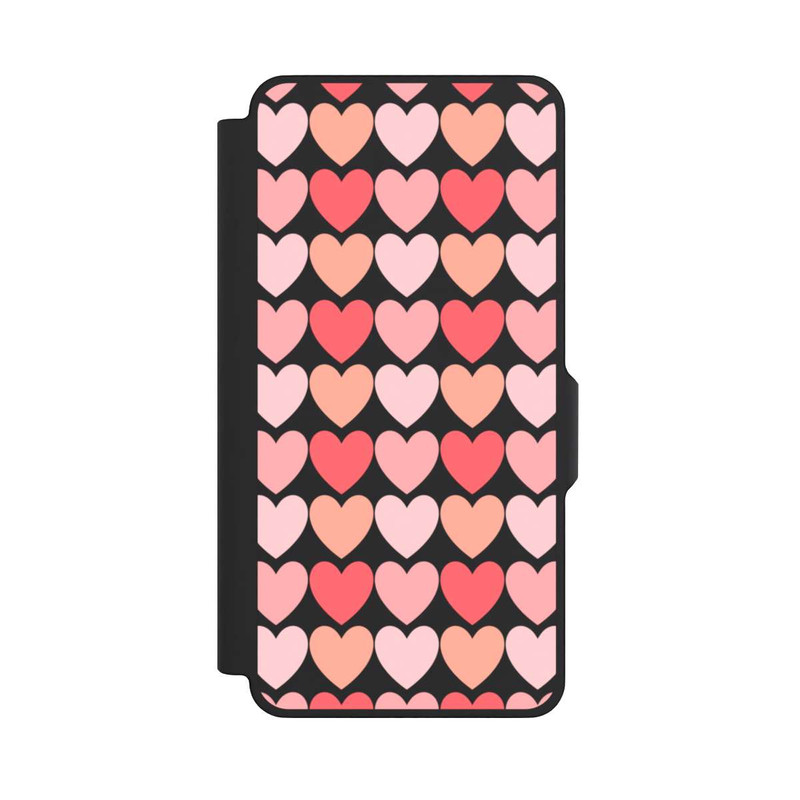 Galaxy S26+ NIVOflip Coeurs d'ombres roses