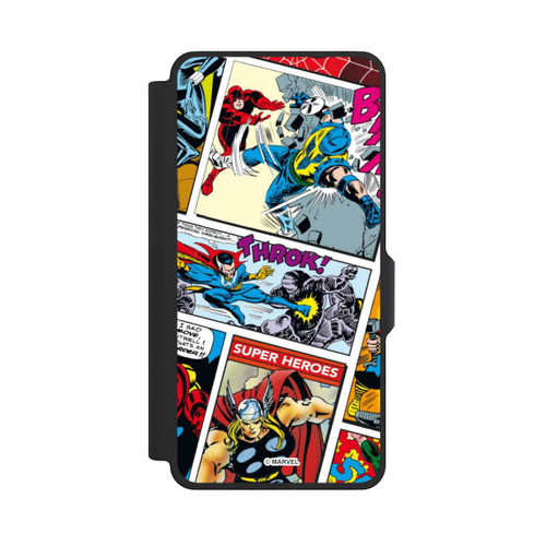 Samsung Galaxy S26+ NIVOflip Marvel Retro Comic Blue