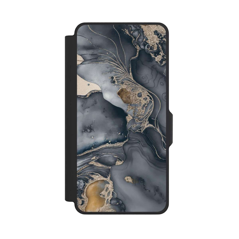 Galaxy S26+ NIVOflip Alcohol Ink Gold Grey