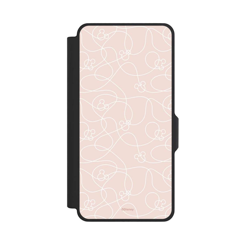 Galaxy S26+ NIVOflip Micky Line Art Muster Rosa