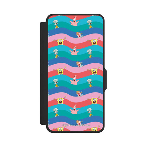 Samsung Galaxy S26+ NIVOflip Spongebob Friends Colorful Waves