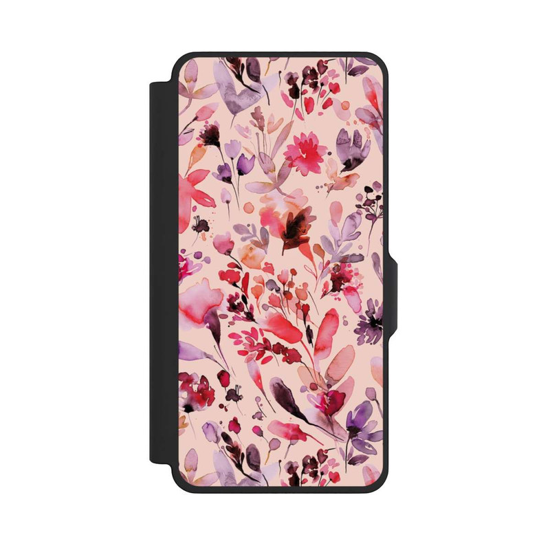 Galaxy S26+ NIVOflip Künstlerische Blumen Viva Magenta
