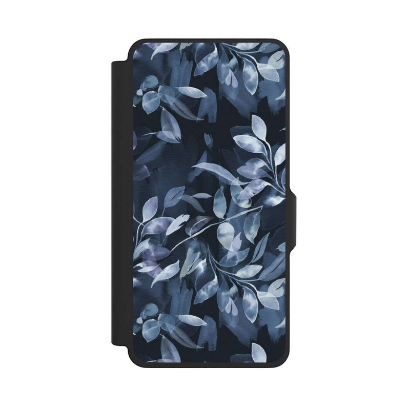 Galaxy S26+ NIVOflip Watercolor Mystic Leaves Navy