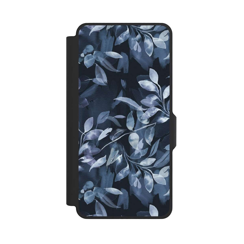 Galaxy S26+ NIVOflip Aquarelle Feuilles Mystiques Marine