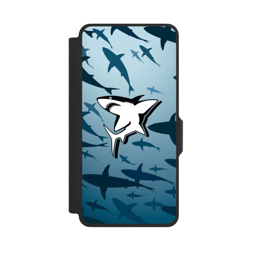Samsung Galaxy S26+ NIVOflip Haie Muster Blau