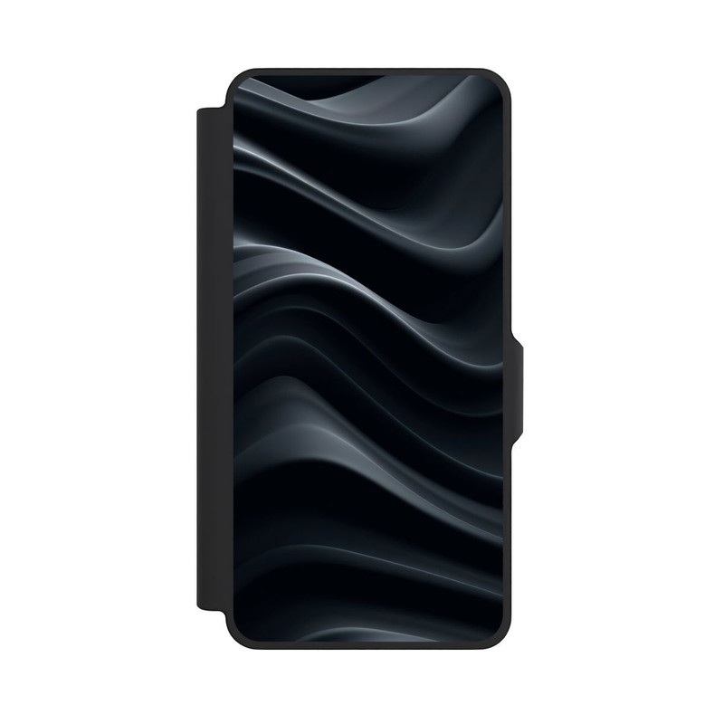 Galaxy S26+ NIVOflip Black Waves Texture